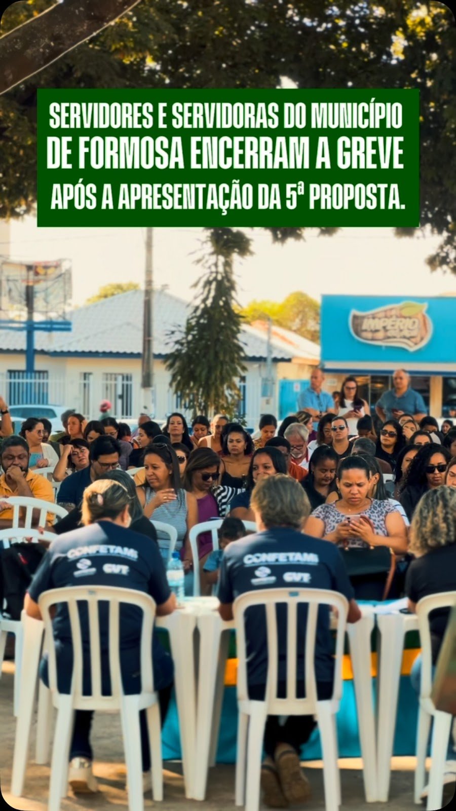 Servidores municipais decidem encerrar greve e retomar atividades em Formosa